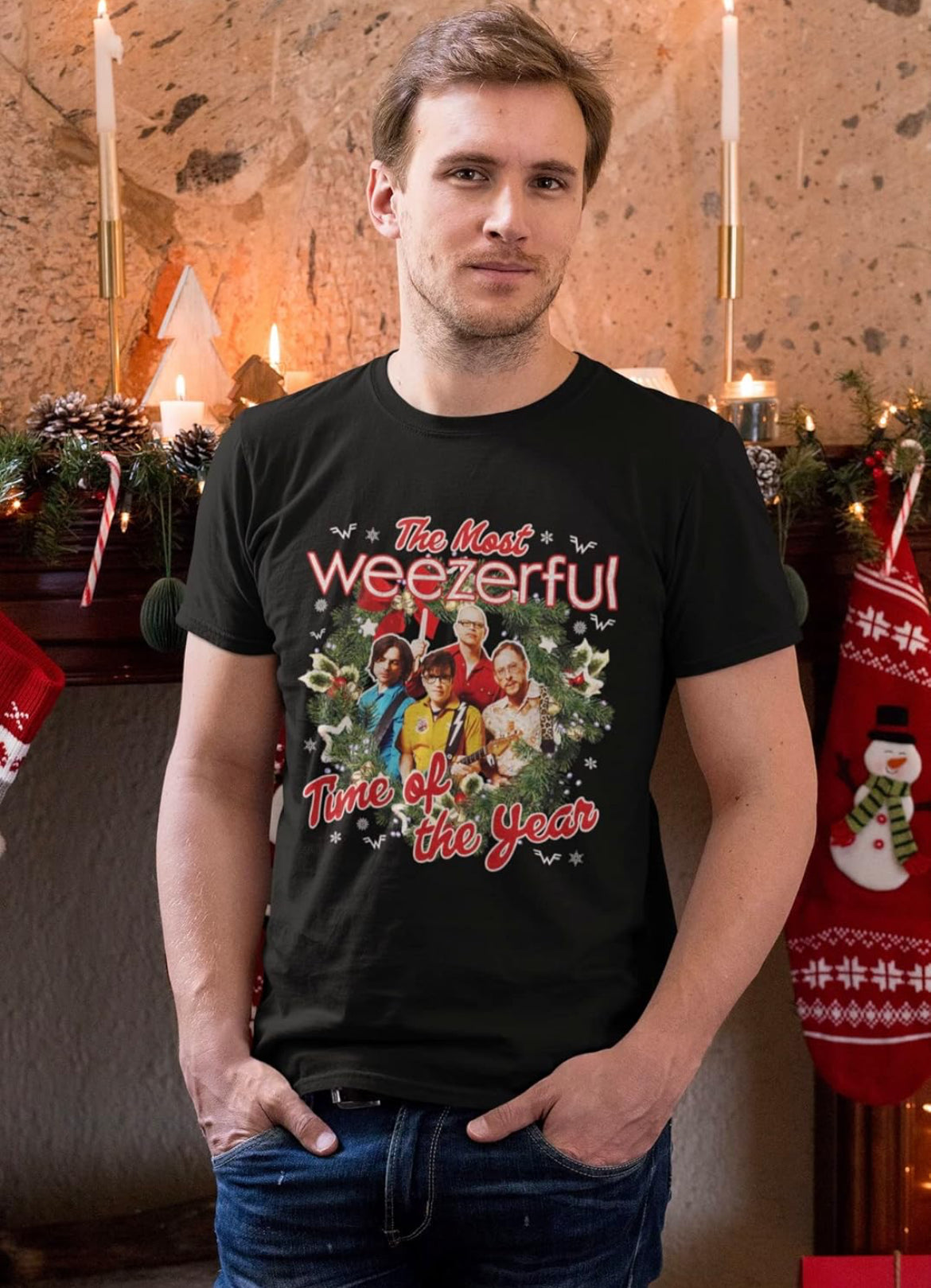 Weezer Christmas T-Shirt product image 3
