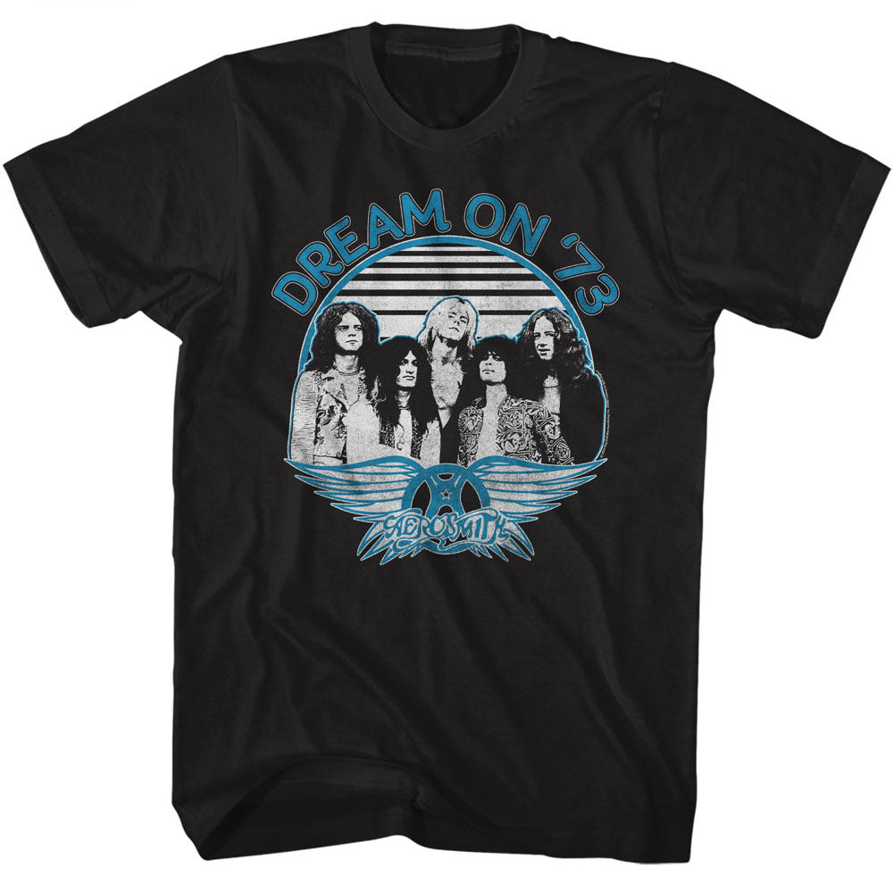 Aerosmith Dream On Blue and White T-Shirt product image 1