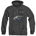 Men's Batman Arkham Knight Rider Heather Pullover Hoodie product image 1