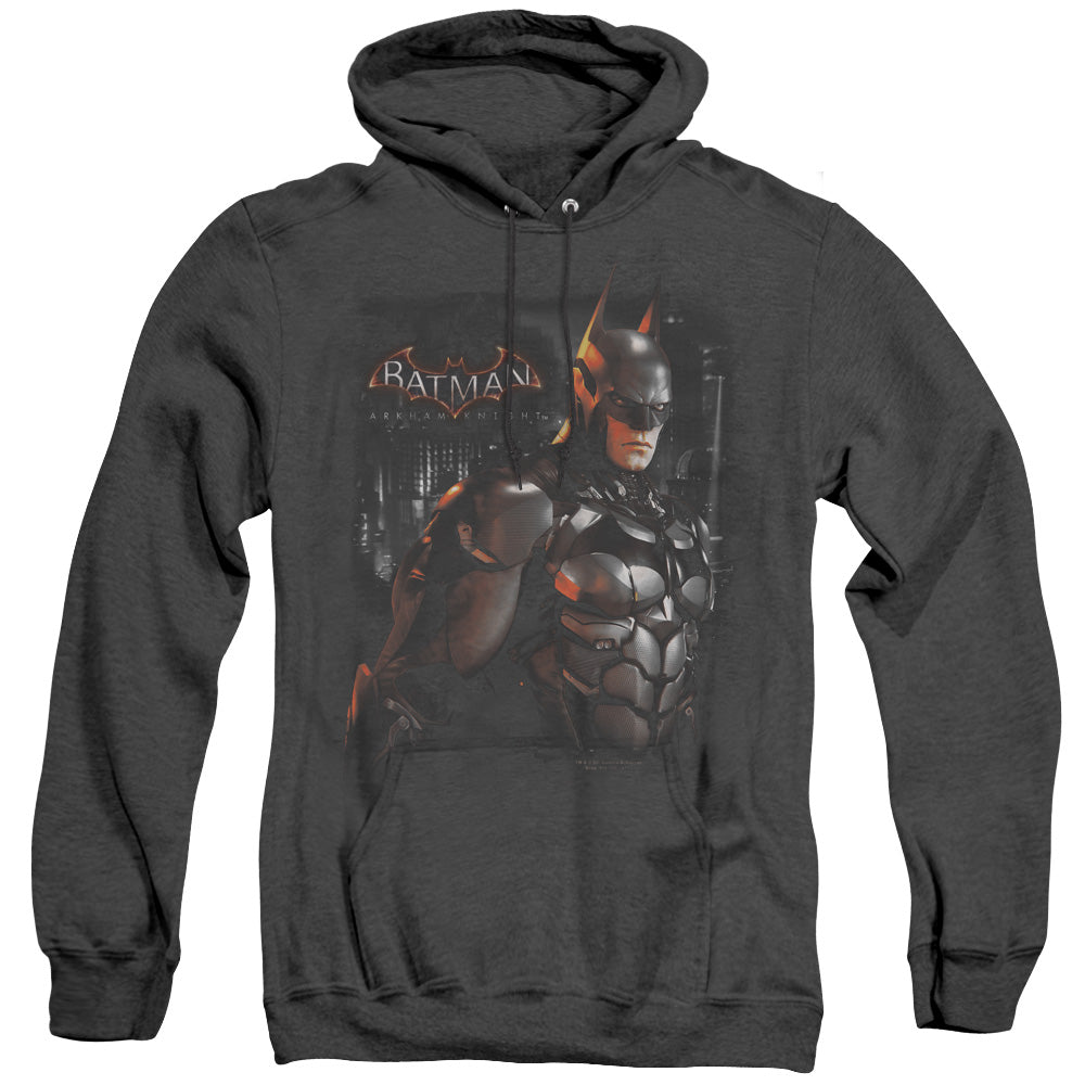 Men's Batman Arkham Knight Dark Heather Pullover Hoodie product image 1