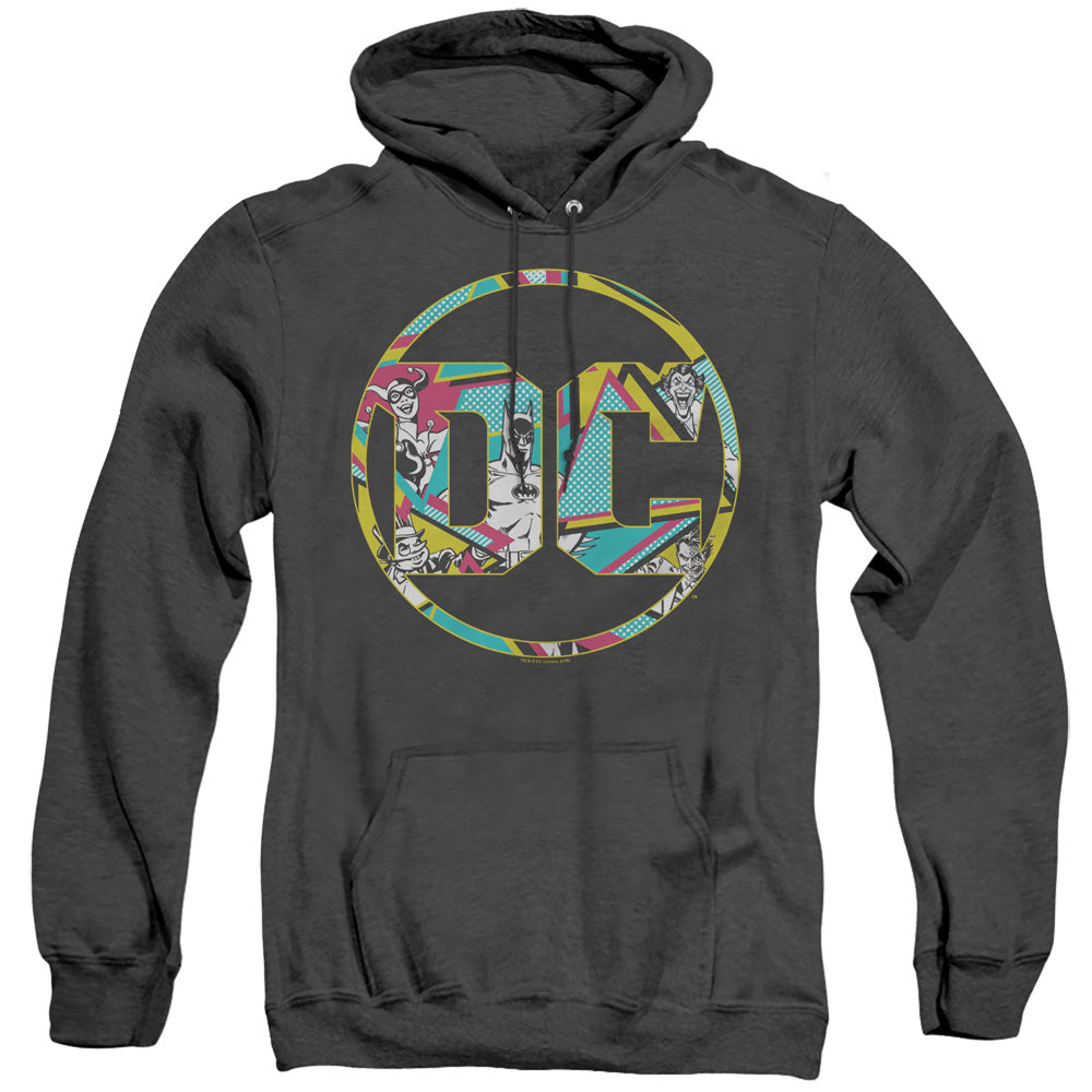 DC Comics Batman 80s Bat Logo Heather Pullover Hoodie product image 1