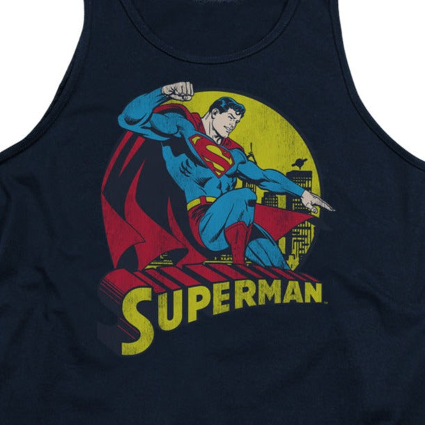 DC Comics Superman Big Blue Tank Top