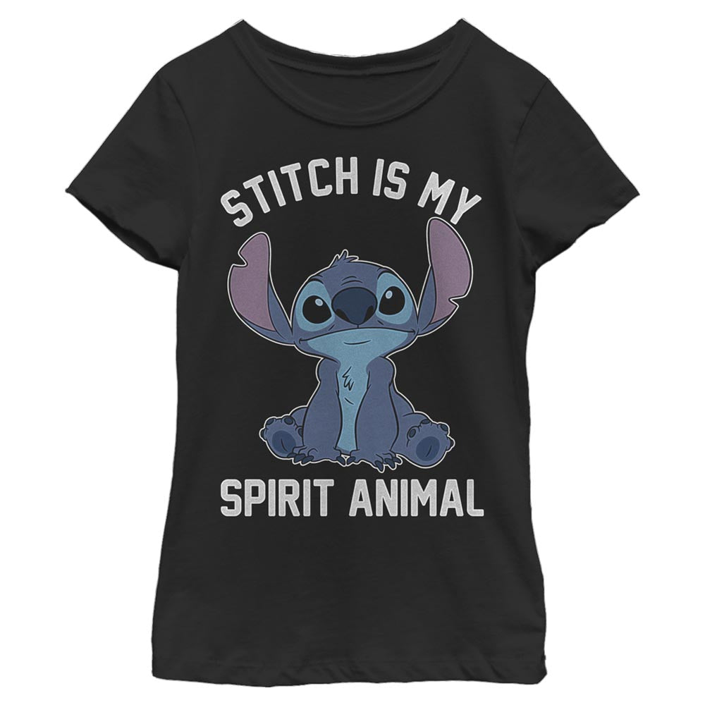 Girl's Disney Stitch Spirital Animal T-Shirt product image 1