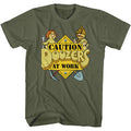 Men's Fraggle Rock Caution Doozers At Work Tee product image 1