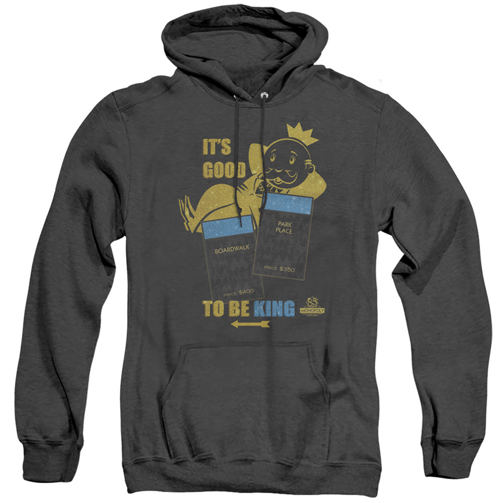 Men's Monopoly Good To Be King Heather Pullover Hoodie product image 1