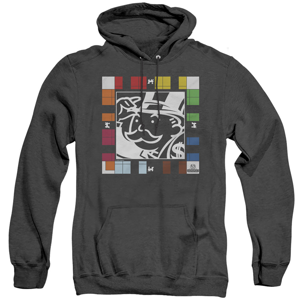 Men's Monopoly Game Board Heather Pullover Hoodie product image 1