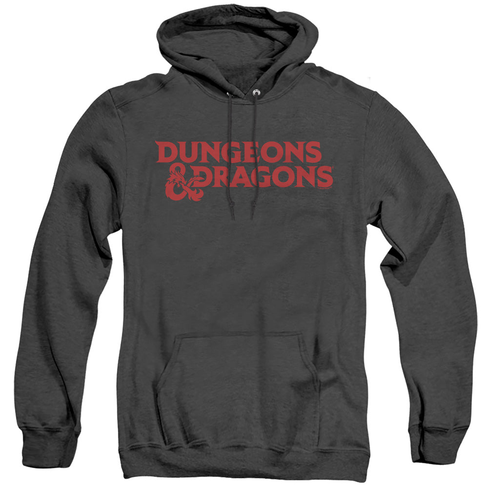 Men's Dungeons And Dragons Type Logo Heather Pullover Hoodie product image 1