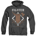 Men's Dungeons And Dragons Fighter Heather Pullover Hoodie product image 1