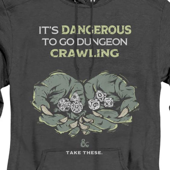 Dungeons And Dragons Dangerous To Go Alone Pullover Hoodie product image 2