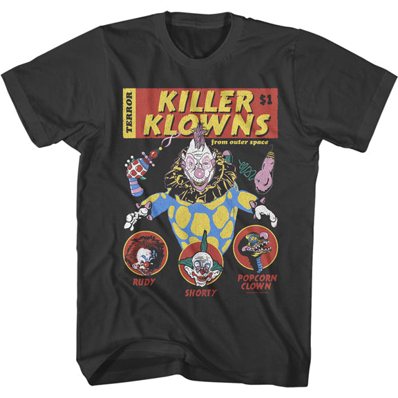 Killer Klowns From Outer Space Comic Cover T-Shirt product image 1