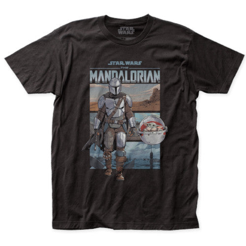 Star Wars The Mandalorian Mando Traveling T-Shirt product image 1