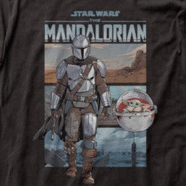 Star Wars The Mandalorian Mando Traveling T-Shirt product image 2