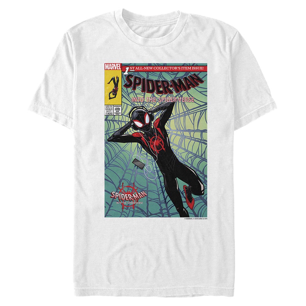 Men's Marvel Spider-Man: Into the Spider-Verse Comic Cover product image 1