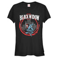 Junior's Marvel Widow in Circle T-Shirt product image 1