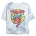 Junior's Marvel Spider-Man Urban Hero Bombard Tie-Dye Crop product image 1