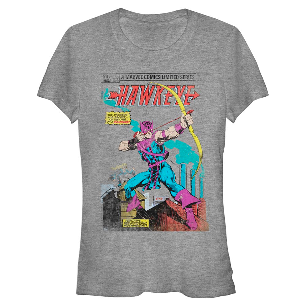 Junior's Marvel Hawkeye Cover T-Shirt product image 1