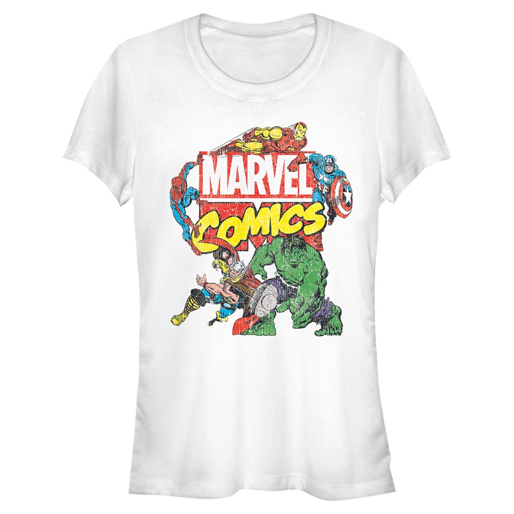 Junior's Marvel Classic Logo Avengers T-Shirt product image 1