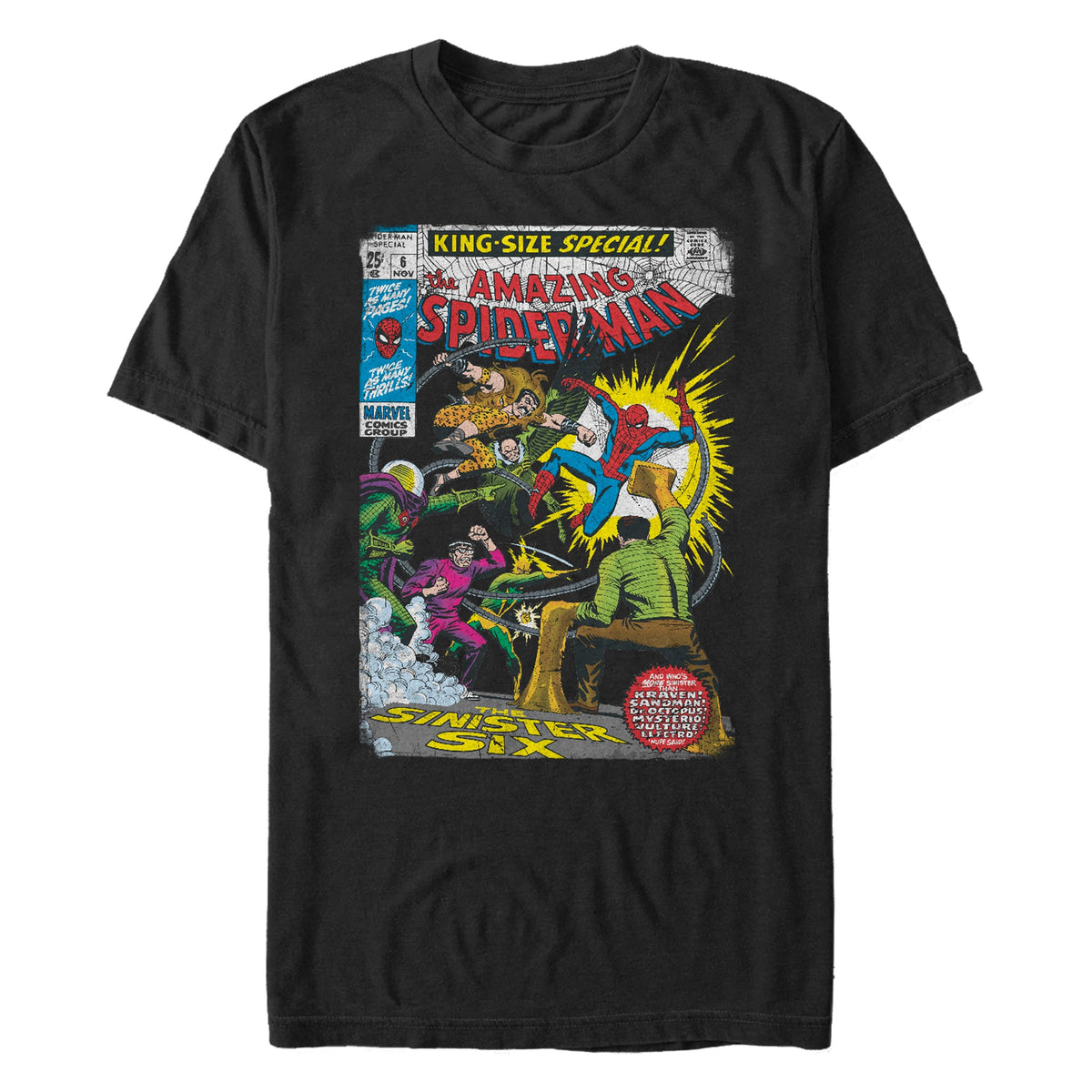 Men's Marvel Sinister 6 Comic T-Shirt product image 1