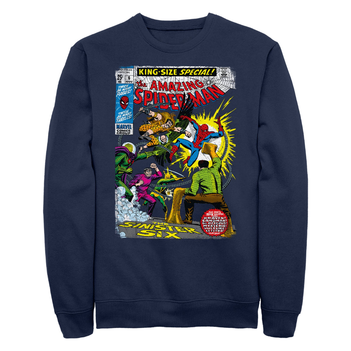 Men's Marvel Sinister6 Comic Sweatshirt product image 1