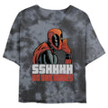 Junior's Marvel Deadpool One Bombard Tie-Dye Crop Top product image 1
