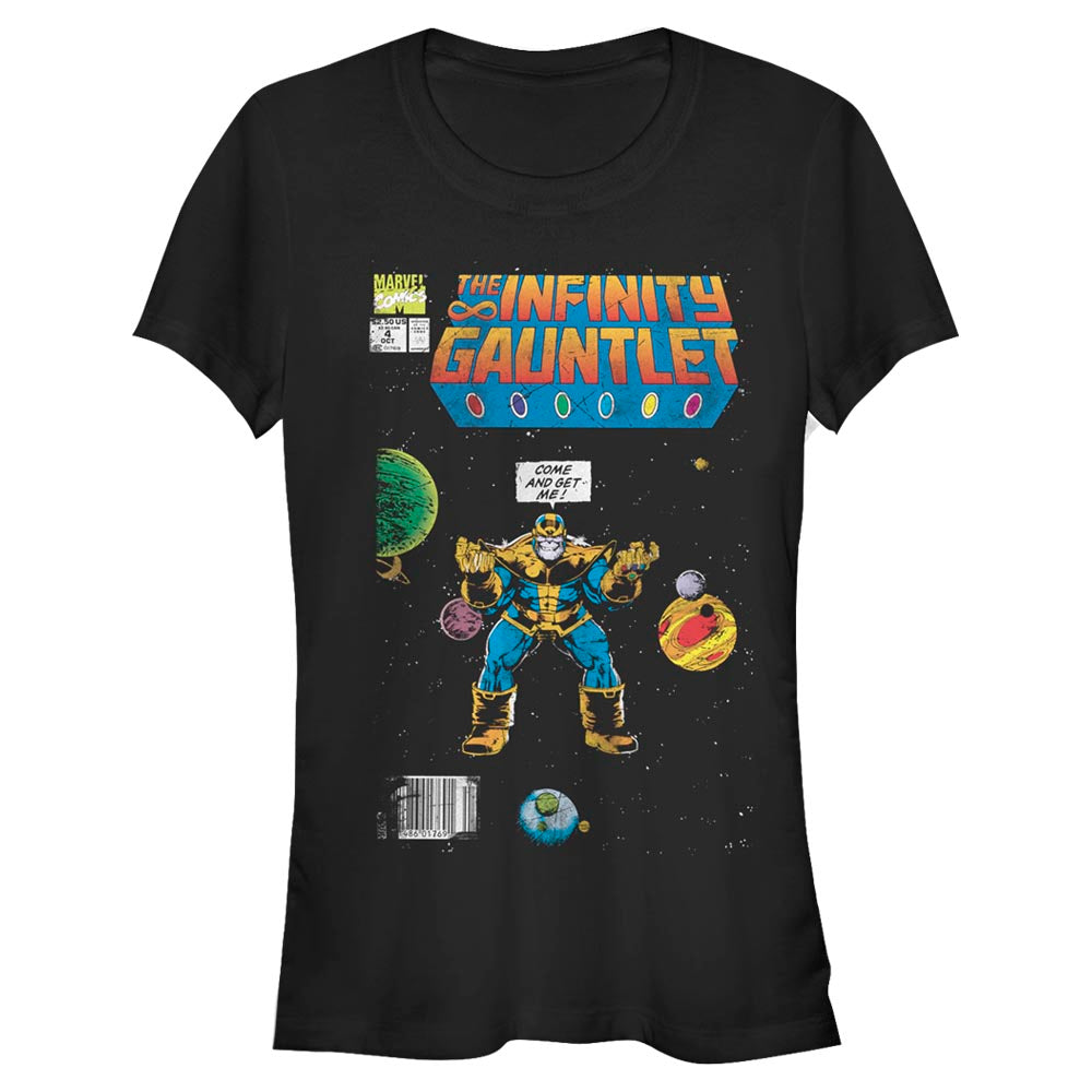 Junior's Marvel Thanos Comic Cover T-Shirt product image 1