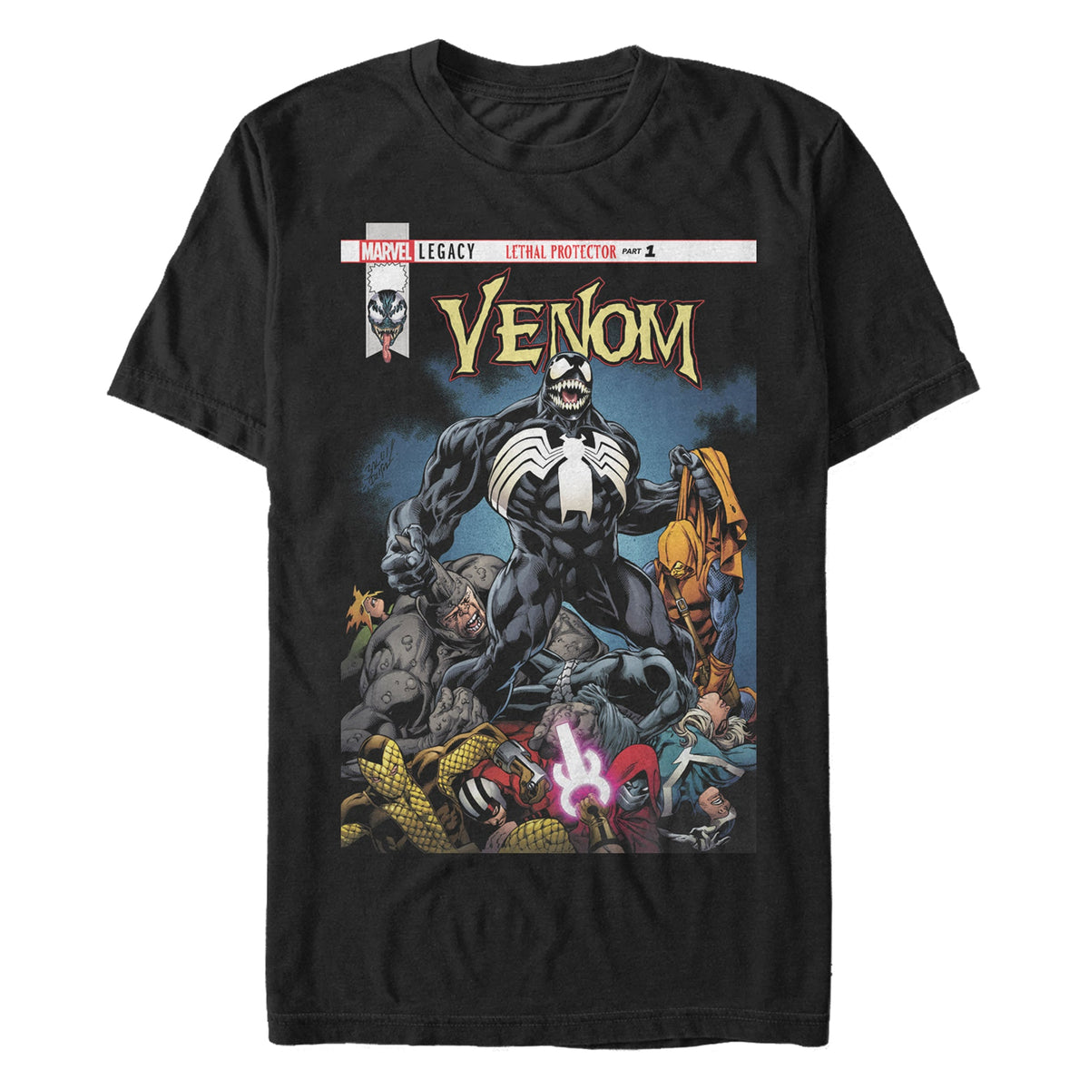 Men's Marvel Venomized Cover T-Shirt product image 1