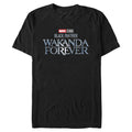 Marvel Black Panther Wakanda Forever Metal T-Shirt product image 1