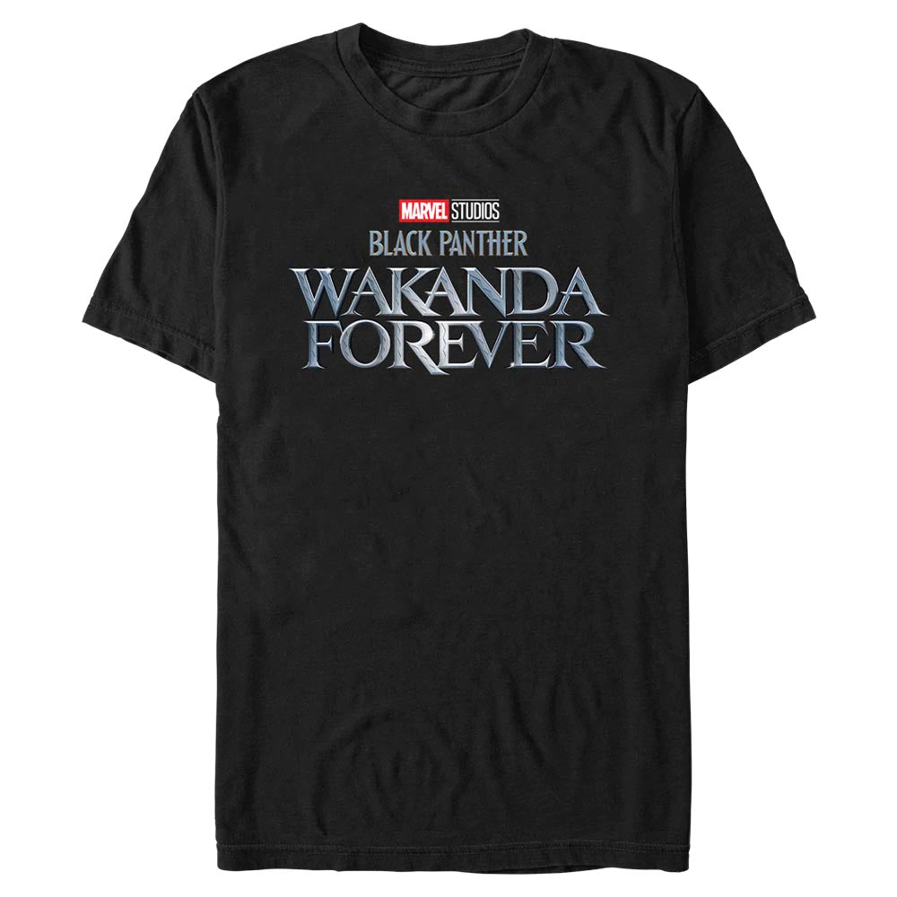 Marvel Black Panther Wakanda Forever Metal T-Shirt product image 1
