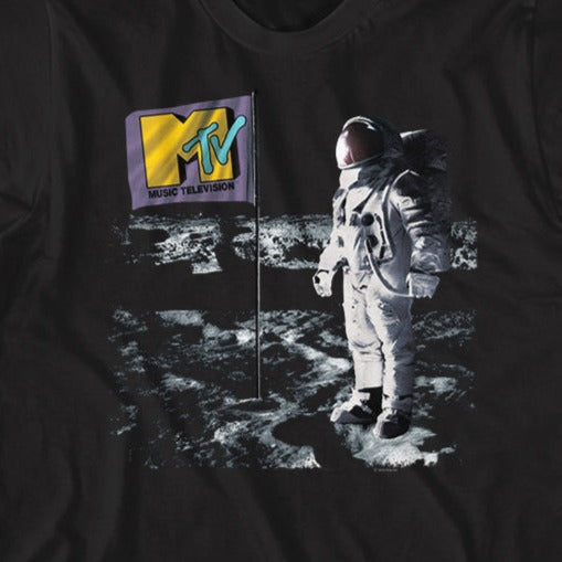 MTV Flag on Moon T-Shirt product image 2