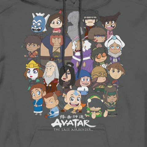Avatar The Last Air Bender Chibi Group Pullover Hoodie product image 2