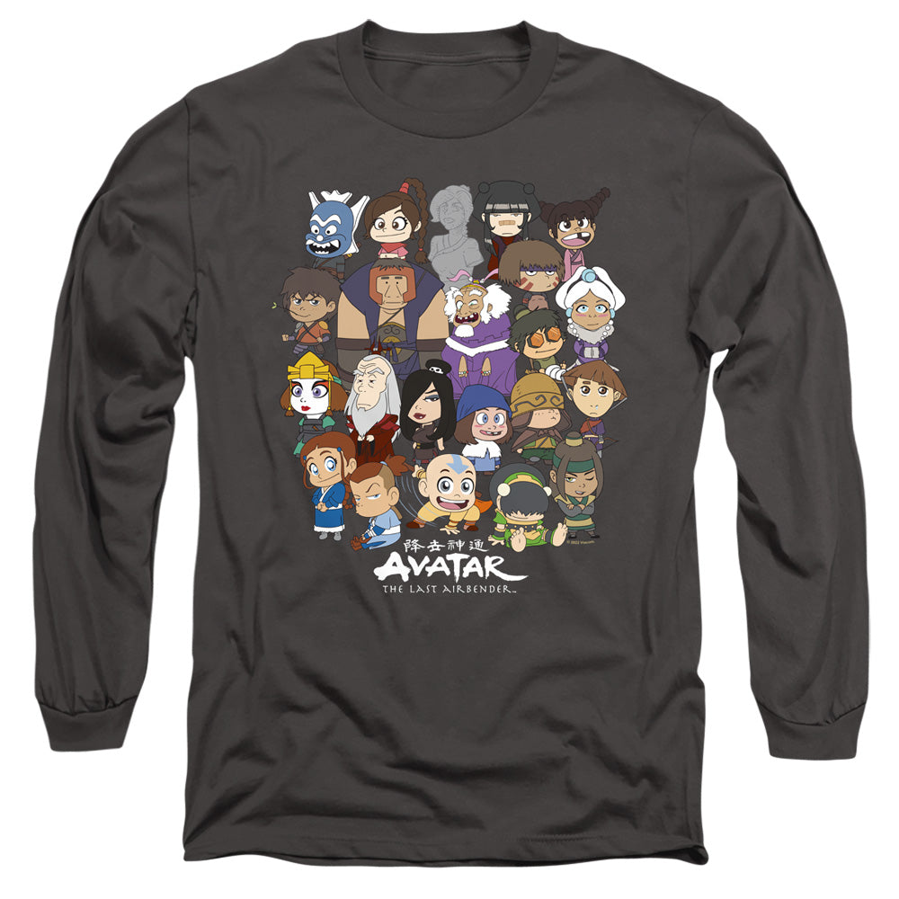 Avatar The Last Airbender Chibi Group Long Sleeve T-Shirt product image 1