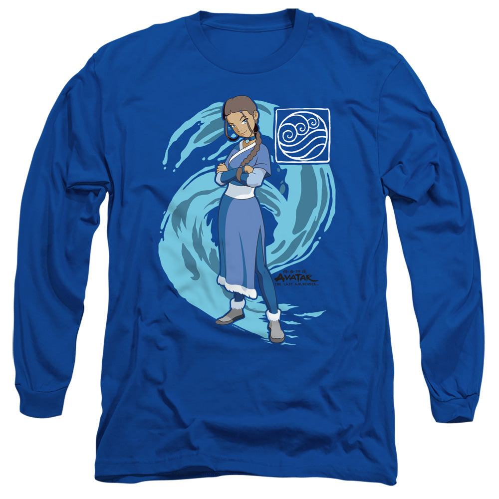 Avatar The Last Air Bender Katara Water Wave Long Sleeve Tee product image 1