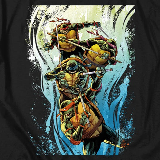 Teenage Mutant Ninja Turtles Cool Rainbow Warriors T-Shirt product image 2