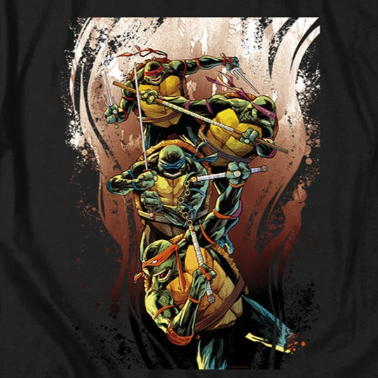 Teenage Mutant Ninja Turtles Earthy Rainbow Warriors T-Shirt product image 2