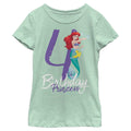 Girl's Disney Birthday Mermaid Four T-Shirt product image 1