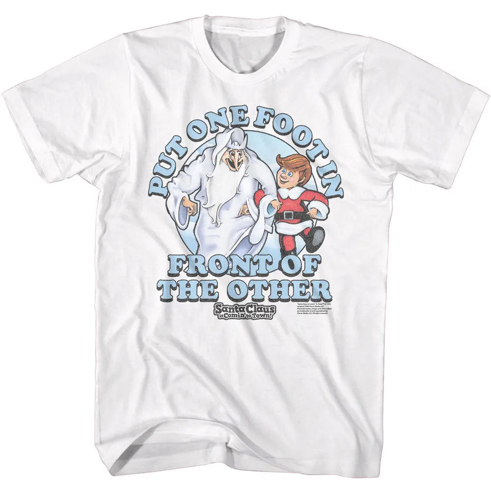 Put One Foot In Front of The Other Christmas Tee product image 1