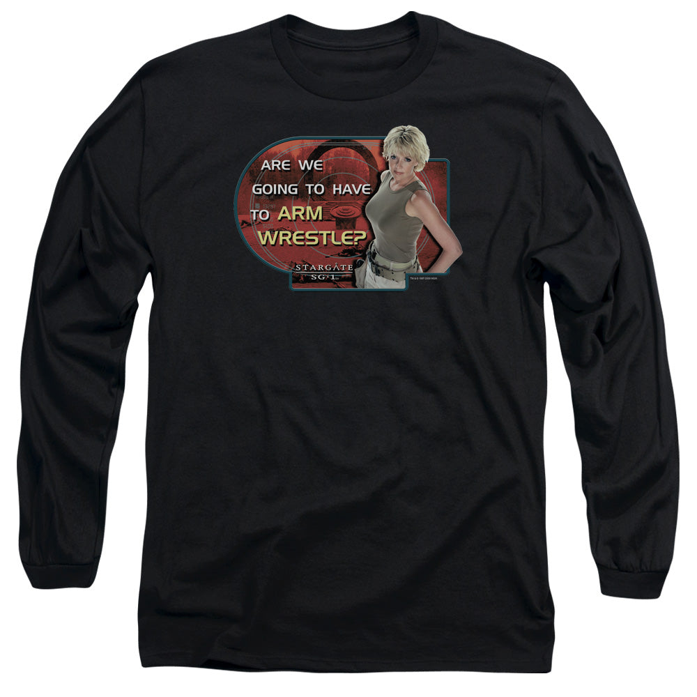 Men's Stargate Sg-1 Arm Wrestle Long Sleeve Tee product image 1