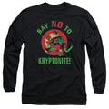 Men's DC Comics Superman Say No To Kryptonite Long Sleeve product image 1