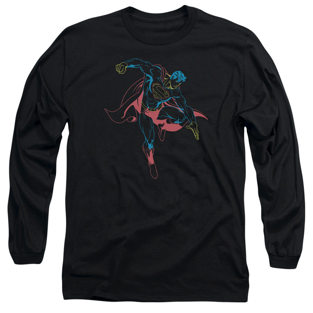 Men's DC Comics Superman Neon Long Sleeve Tee product image 1