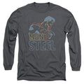 Men's DC Comics Superman Colored Lines Long Sleeve Tee product image 1