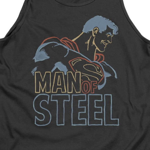 DC Comics Superman Colored Lines Tank Top