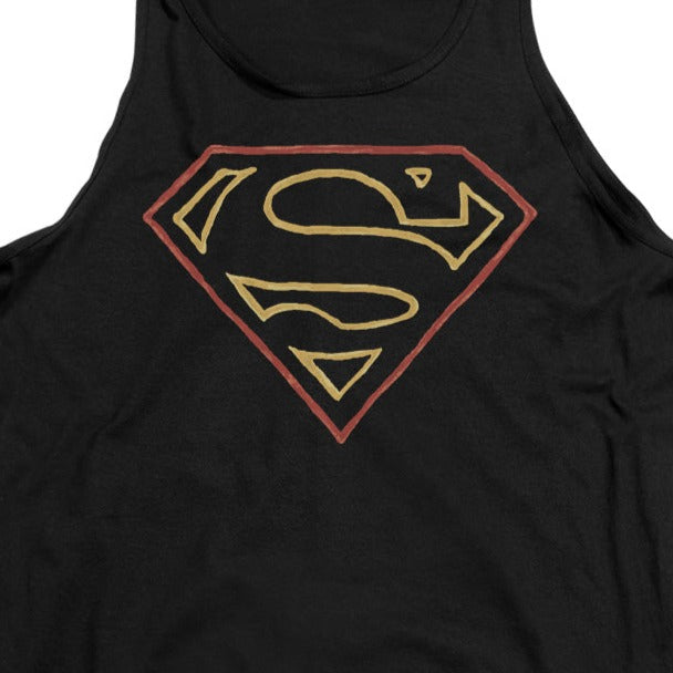 DC Comics Superman Colored Shield Tank Top