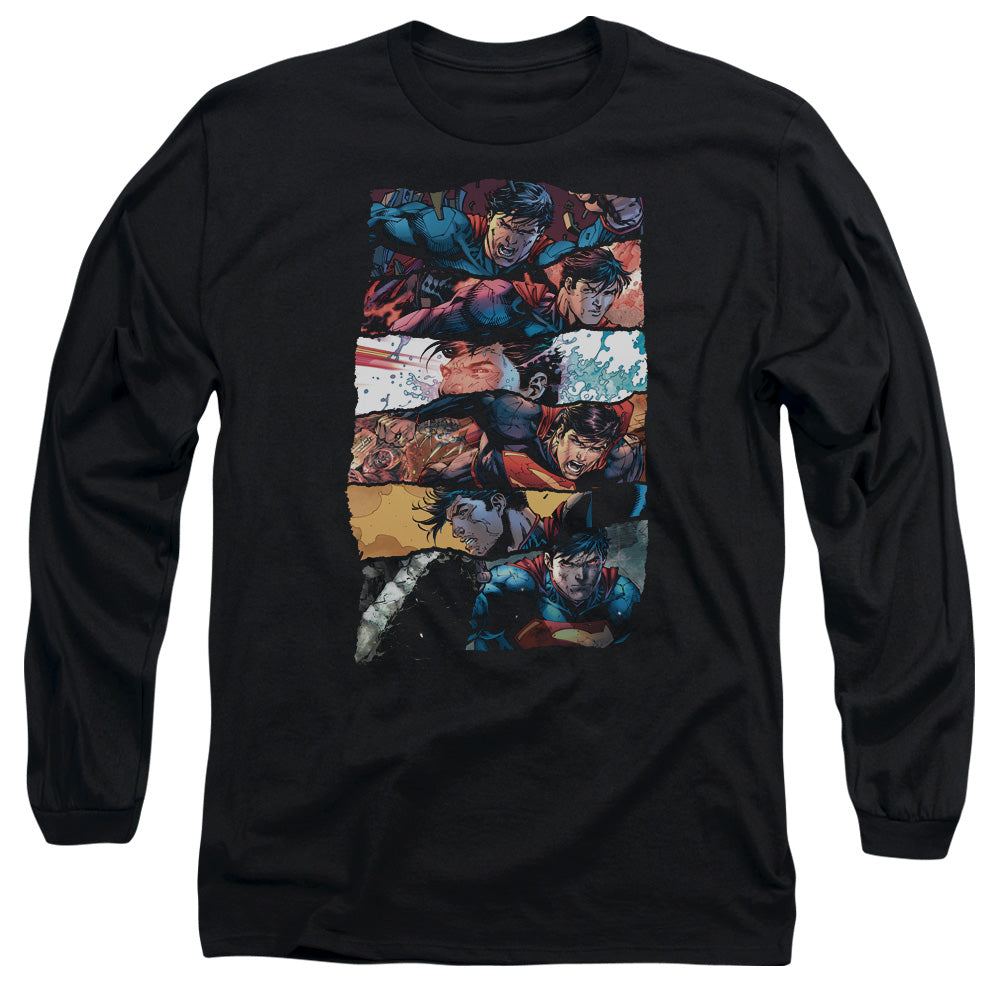 Men's DC Comics Superman Torn Collage Long Sleeve Tee product image 1