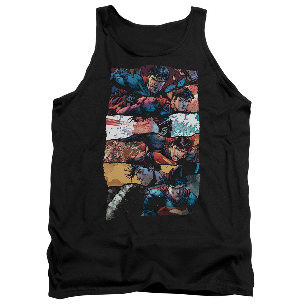 Men's DC Comics Superman Torn Collage Tank Top
