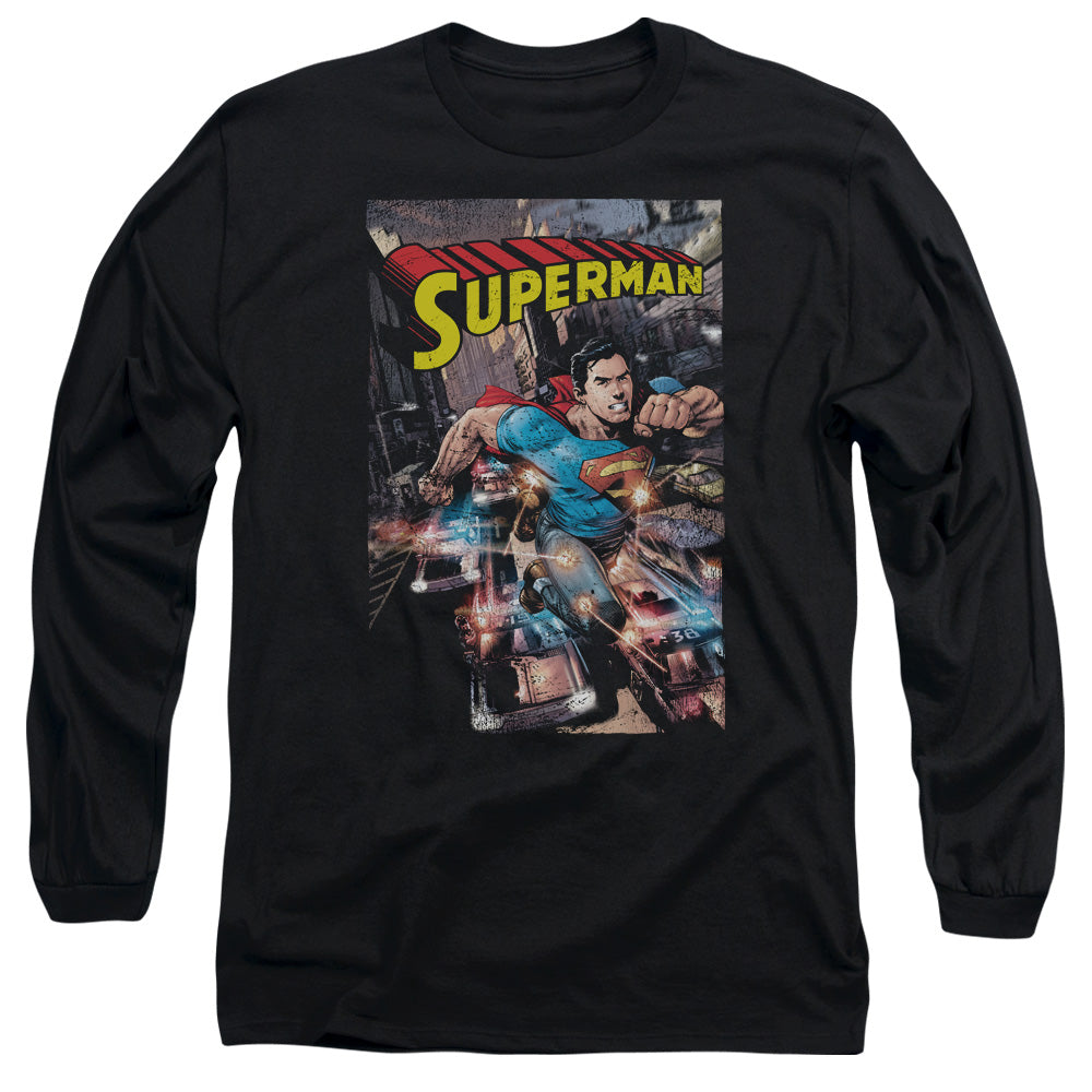 Men's DC Comics Superman Action One Long Sleeve Tee product image 1