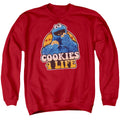 Men's Sesame Street Cookies 4 Life Sweatshirt product image 1
