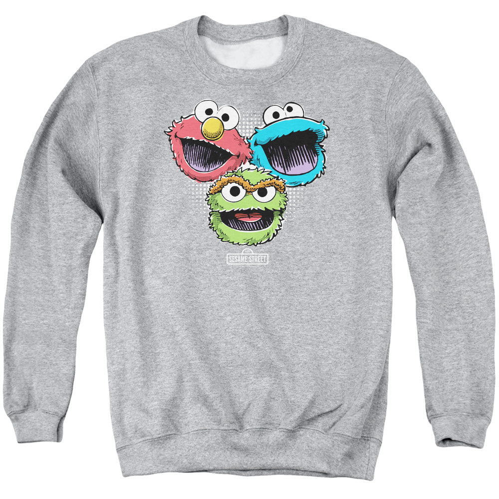 Men's Sesame Street Halftone Heads Sweatshirt product image 1