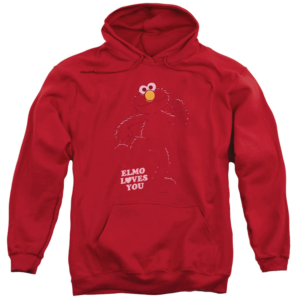 Sesame Street Elmo Loves You Pullover Hoodie product image 1