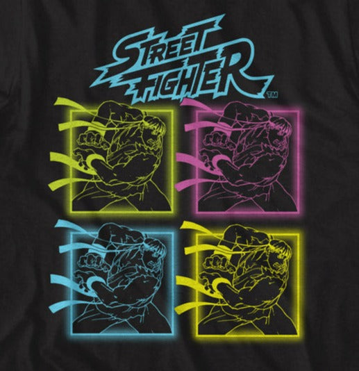 Street Fighter Neon Hadoken Tee product image 2