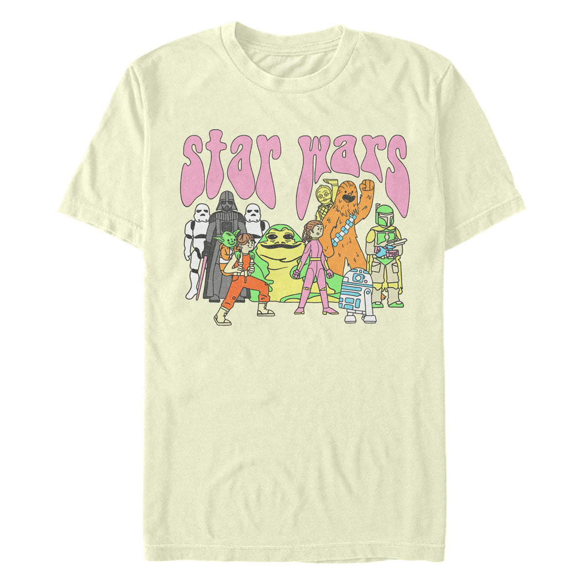 Men's Star Wars Psychedelic Characters T-Shirt product image 1